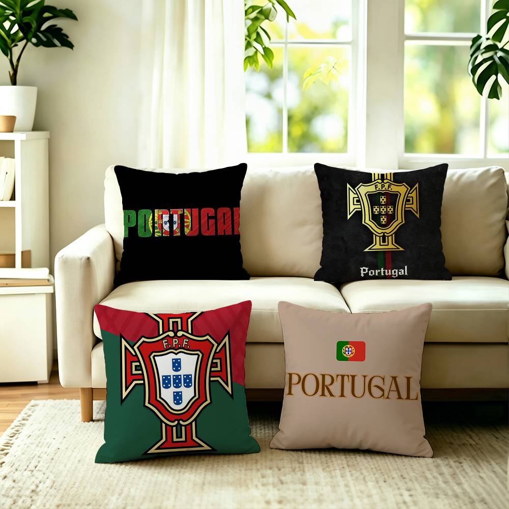 Home Textiles Portugal - Наволочка с двусторонним принтом флага Португалии,