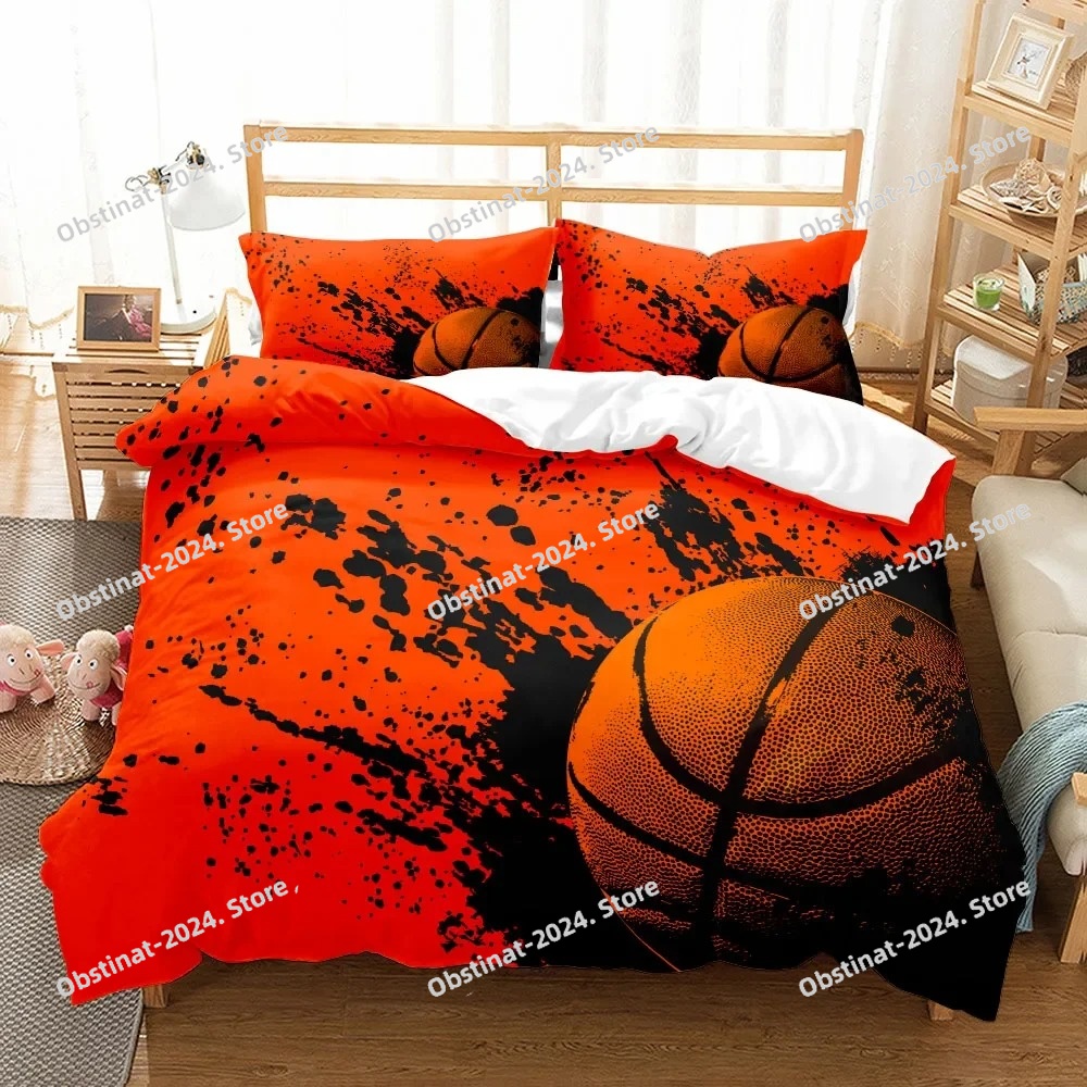 Home Textiles Uk - Фантастический комплект баскетбольного пододеяльника с 3D