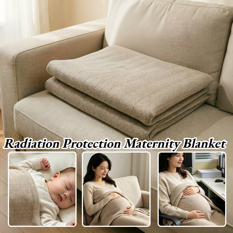 Wool Blanket Herringbone - Одеяло для беременных с защитой от