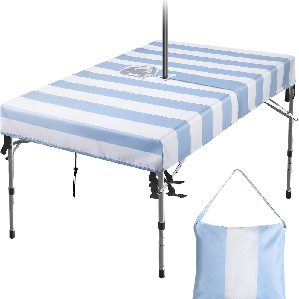 Home Textiles Today News - Уличная скатерть с отверстием для зонта