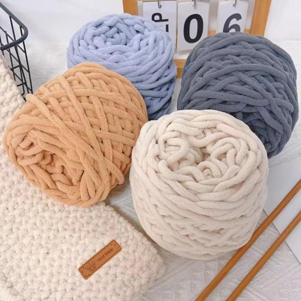 Wool Blanket Herringbone - 1 шт., 100 г, синельная пряжа,