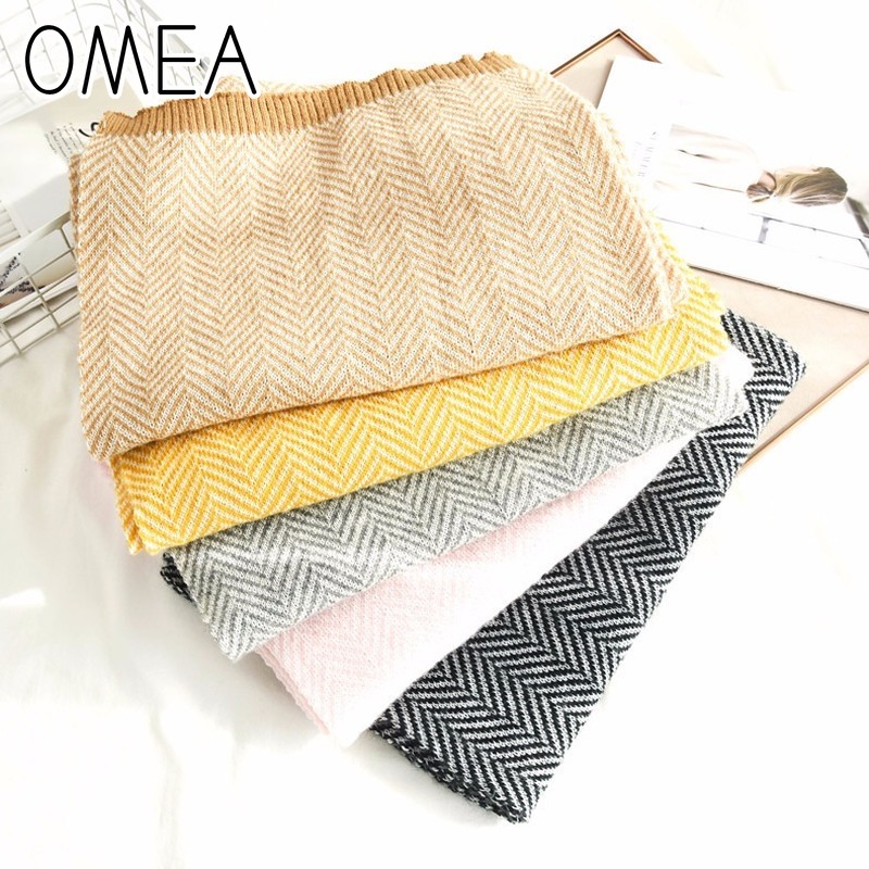 Wool Blanket Herringbone - OMEA 2019 кашемировый шарф зимние аксессуары