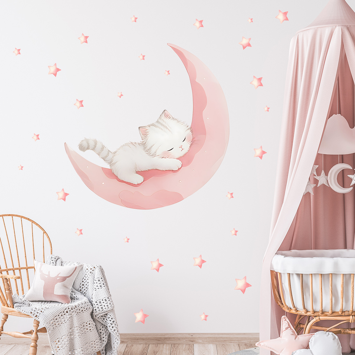Мультяшные розовые наклейки на – обзор и цена Xt Home Textiles