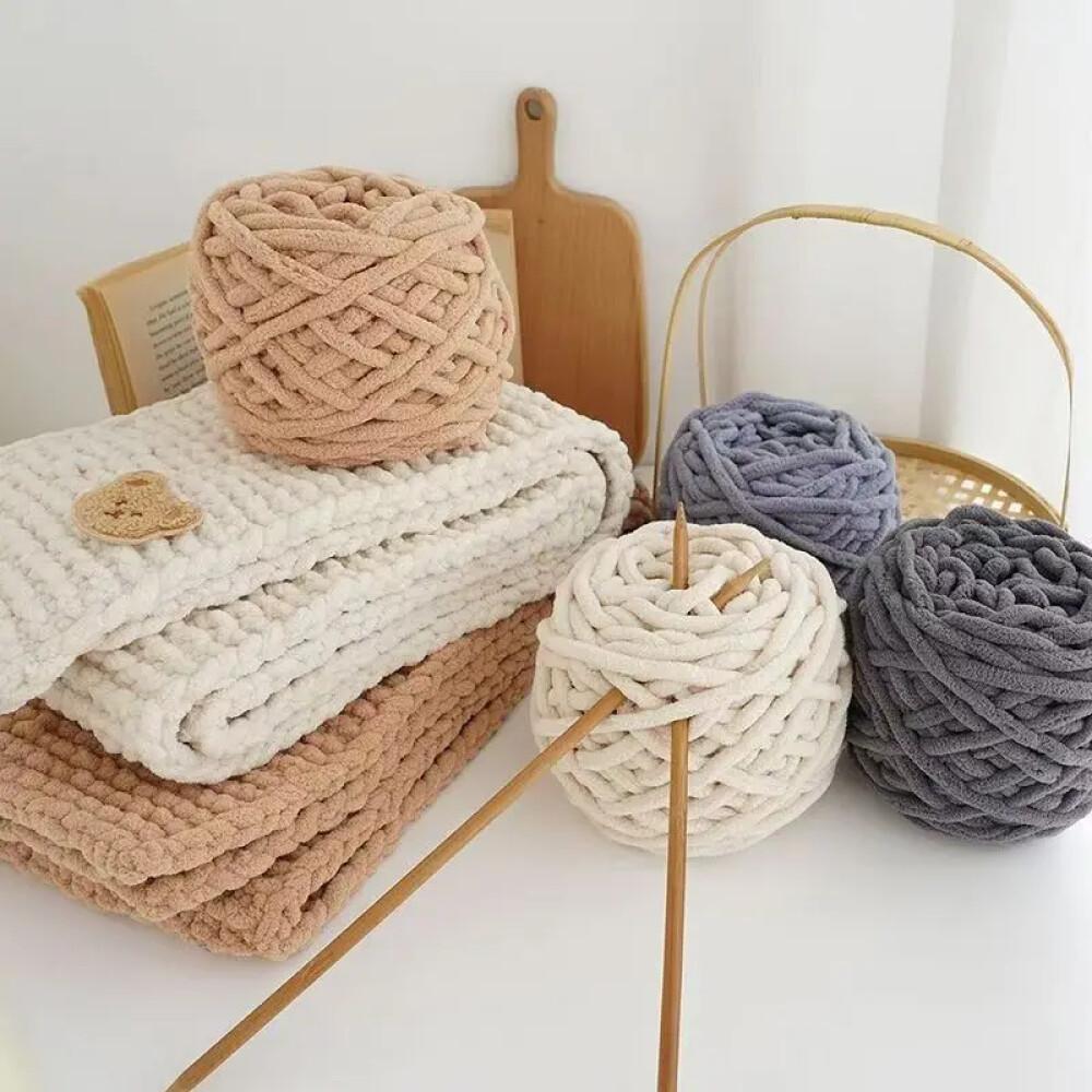 1 шт., 100 г, синельная пряжа, – обзор и цена Wool Blanket Herringbone