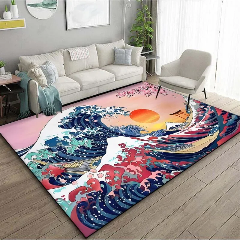 Японский художественный ковер  – обзор и цена Japanese Home Textiles